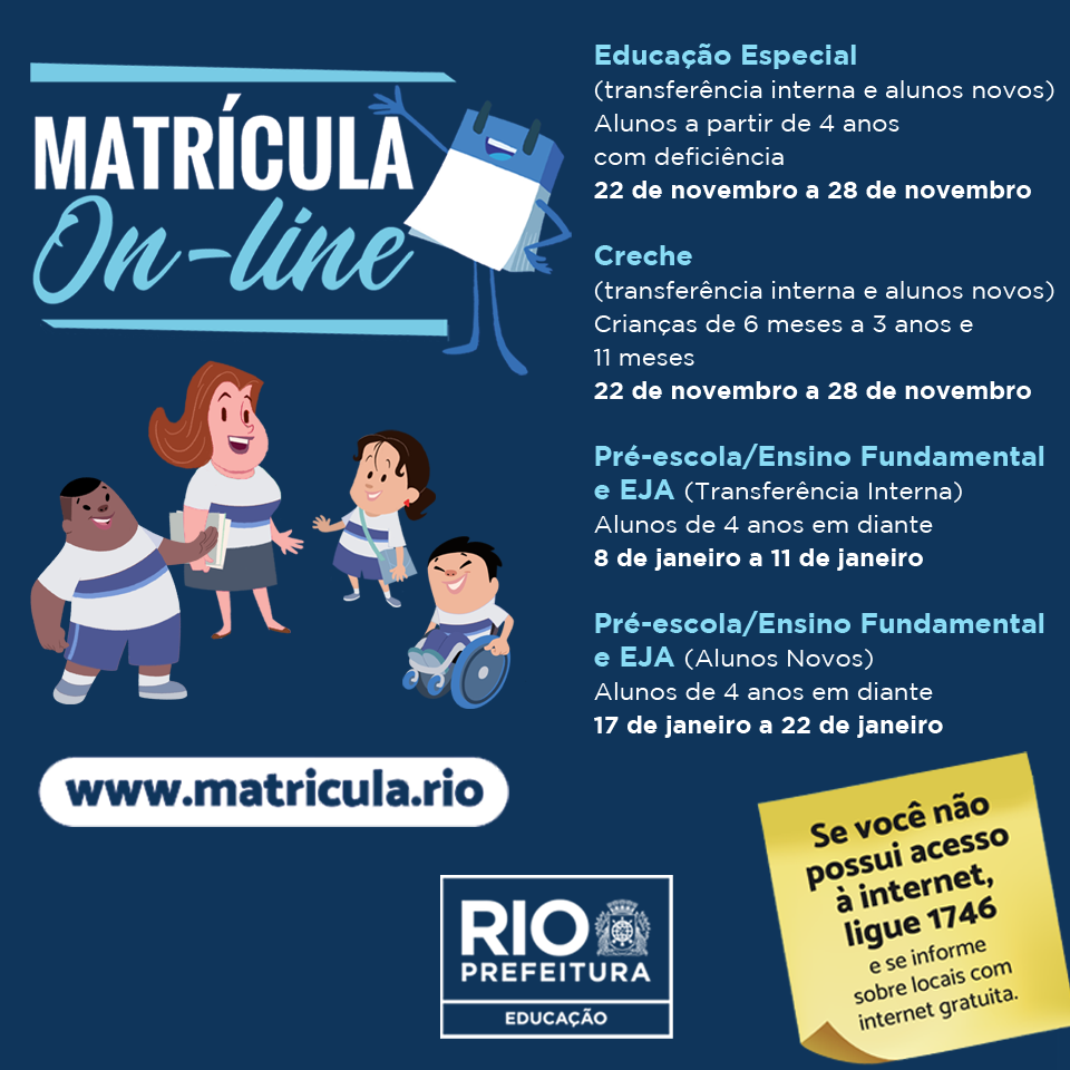 Inscrição Matrícula RIO 2020
